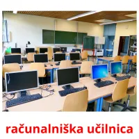 računalniška učilnica flashcards illustrate