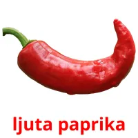 ljuta paprika picture flashcards