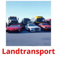 Landtransport cartões com imagens