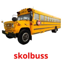 skolbuss cartões com imagens