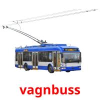 vagnbuss flashcards illustrate