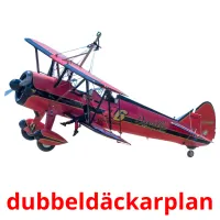 dubbeldäckarplan picture flashcards