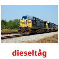 dieseltåg Tarjetas didacticas