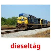 dieseltåg Tarjetas didacticas