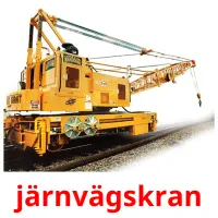 järnvägskran Bildkarteikarten