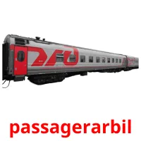 passagerarbil Bildkarteikarten