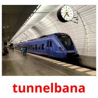 tunnelbana flashcards illustrate