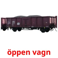 öppen vagn Tarjetas didacticas