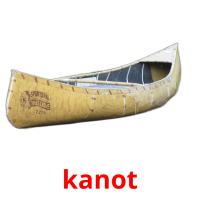 kanot picture flashcards