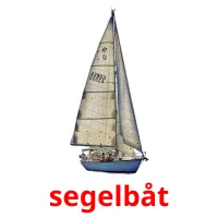 segelbåt Tarjetas didacticas