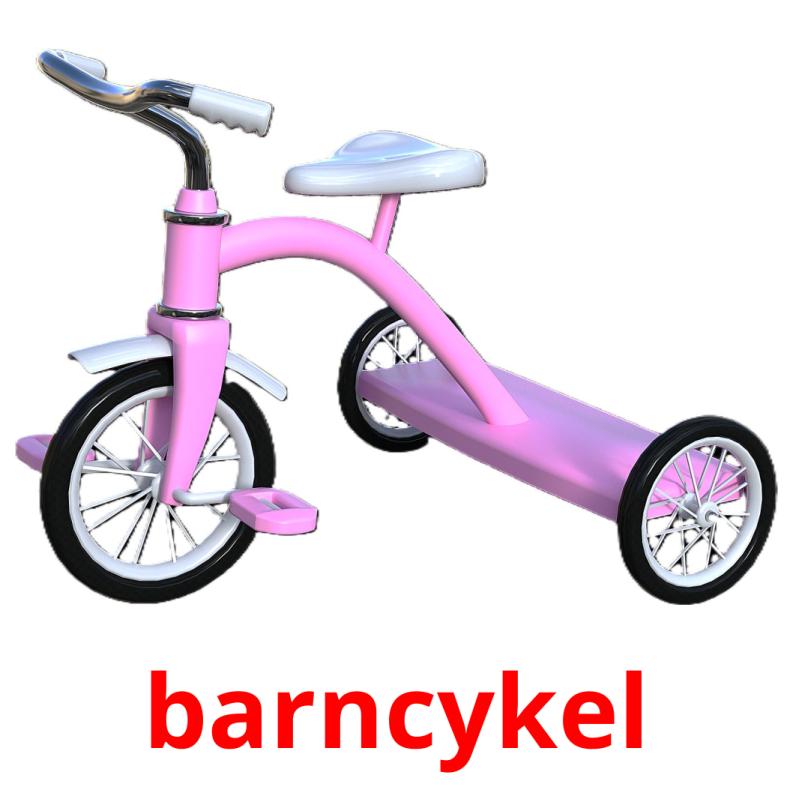 barncykel picture flashcards