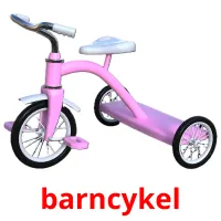 barncykel Tarjetas didacticas