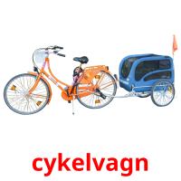 cykelvagn Tarjetas didacticas