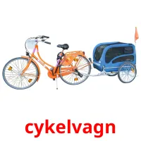 cykelvagn Tarjetas didacticas