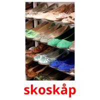 skoskåp picture flashcards