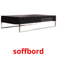 soffbord cartões com imagens