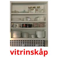 vitrinskåp picture flashcards