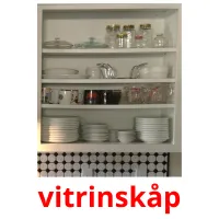 vitrinskåp cartões com imagens