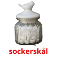 sockerskål ansichtkaarten