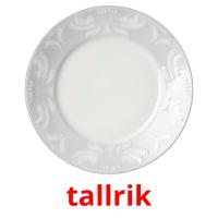 tallrik flashcards illustrate