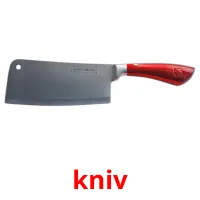 kniv picture flashcards