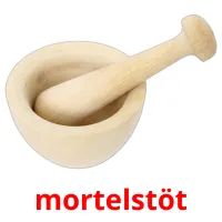 mortelstöt picture flashcards