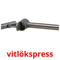 vitlökspress picture flashcards