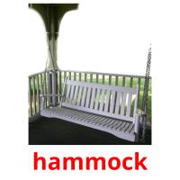 hammock flashcards illustrate