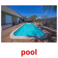 pool picture flashcards