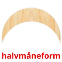 halvmåneform ansichtkaarten