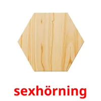 sexhörning ansichtkaarten