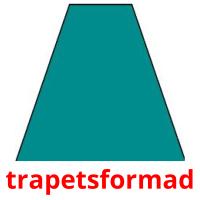 trapetsformad flashcards illustrate