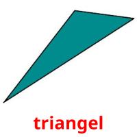 triangel picture flashcards