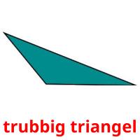 trubbig triangel picture flashcards