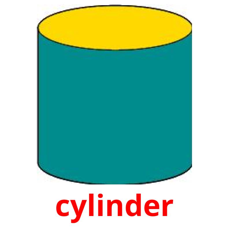 cylinder Tarjetas didacticas
