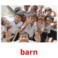 barn picture flashcards