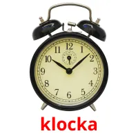 klocka ansichtkaarten