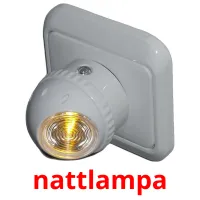 nattlampa ansichtkaarten