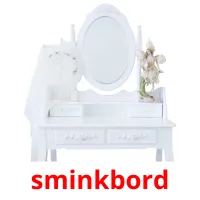 sminkbord ansichtkaarten