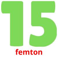 femton picture flashcards