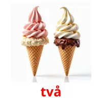 två flashcards illustrate