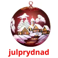 julprydnad ansichtkaarten