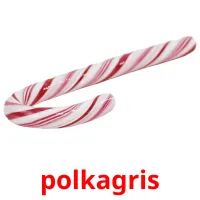 polkagris ansichtkaarten