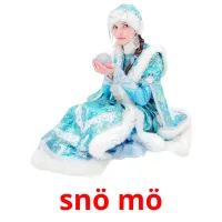 snö mö ansichtkaarten