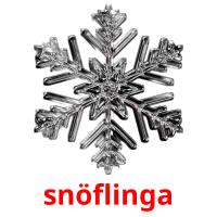 snöflinga card for translate