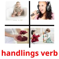 handlings verb bildekort