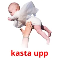 kasta upp cartões com imagens