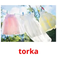 torka cartões com imagens