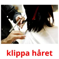 klippa håret Bildkarteikarten