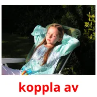 koppla av Bildkarteikarten